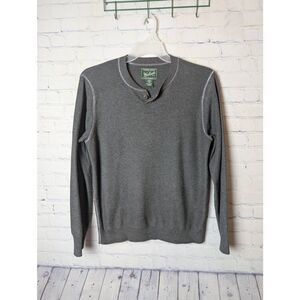 Woolrich long sleeve soft Henley top medium